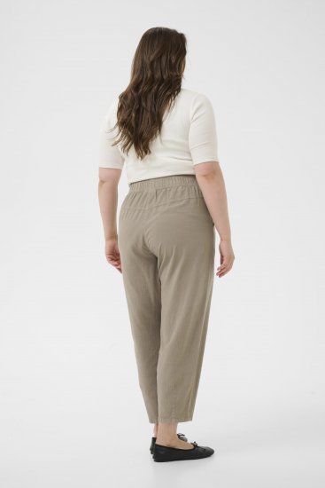 Kaffe Curve Nana Barrel Pants Brindle - Auduma bikses - 