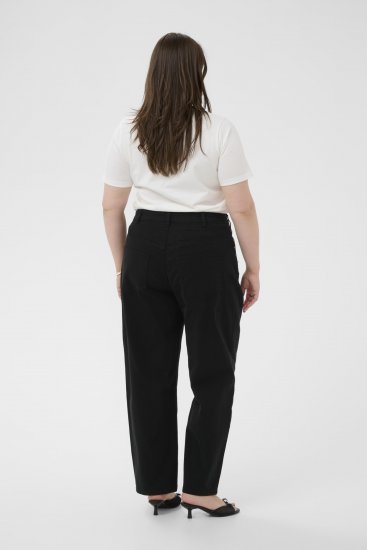 Kaffe Curve Brenn Barrel Twill Jeans Washed Black - Džinsi - 