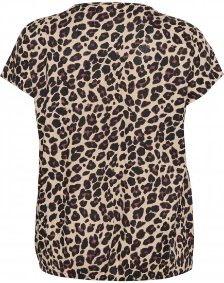 Kaffe Curve Sonna Stanley Tops Leoparda raksts - T-krekli - 