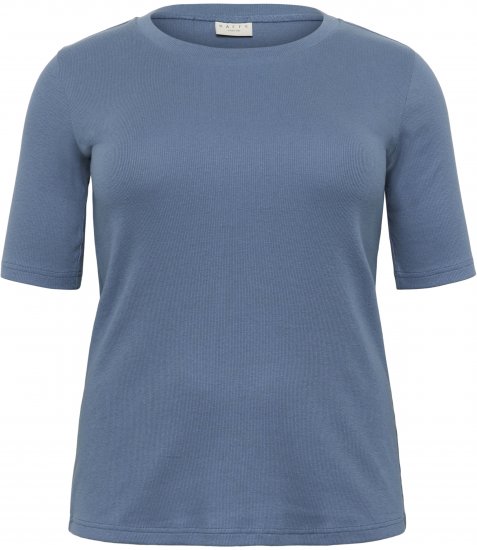 Kaffe Curve Carina T-Shirt Blue - T-krekli - 