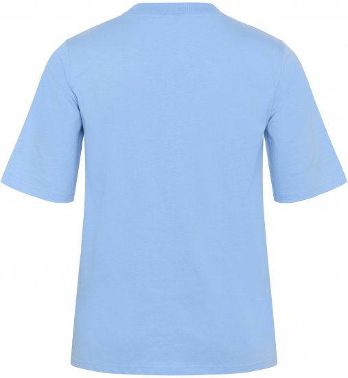 Kaffe Curve Frey T-Shirt Vista Blue - T-krekli - 