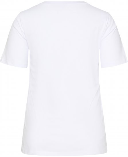 Kaffe Curve June T-krekls Balts - Apdrukāti T-krekli sievietēm - 