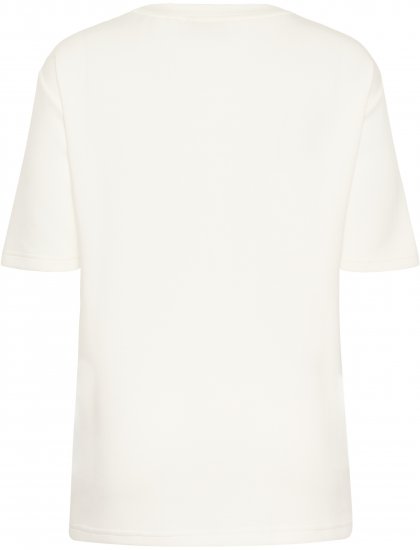 Kaffe Curve Rosa T-Shirt Chalk - T-krekli - 
