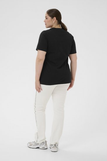 Kaffe Curve Lucie T-Shirt Black - T-krekli - 