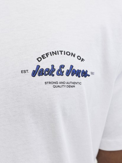 Jack & Jones Brandon T-Shirt White - T-krekli - T-krekli - 2XL-14XL