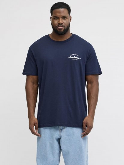 Jack & Jones Brandon T-Shirt Blue - T-krekli - T-krekli - 2XL-14XL
