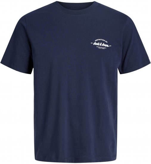 Jack & Jones Brandon T-Shirt Blue - T-krekli - T-krekli - 2XL-14XL