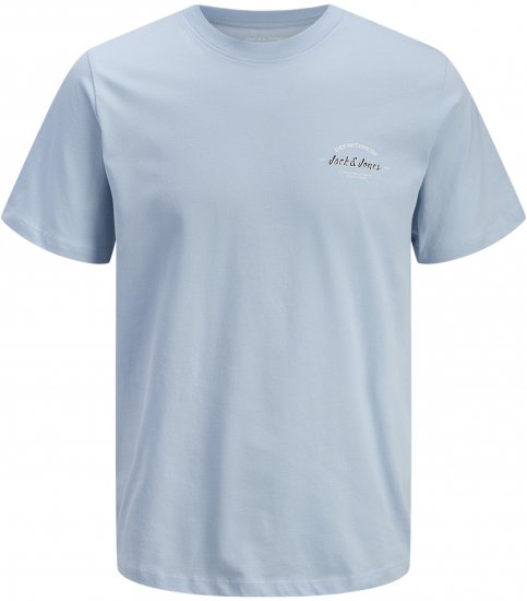 Jack & Jones Brandon T-Shirt Celestial Blue - T-krekli - T-krekli - 2XL-14XL