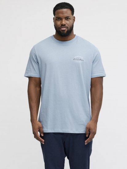 Jack & Jones Brandon T-Shirt Celestial Blue - T-krekli - T-krekli - 2XL-14XL