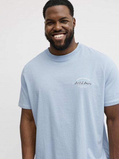 Jack & Jones Brandon T-Shirt Celestial Blue - T-krekli - T-krekli - 2XL-14XL