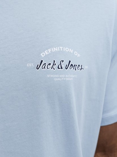 Jack & Jones Brandon T-Shirt Celestial Blue - T-krekli - T-krekli - 2XL-14XL
