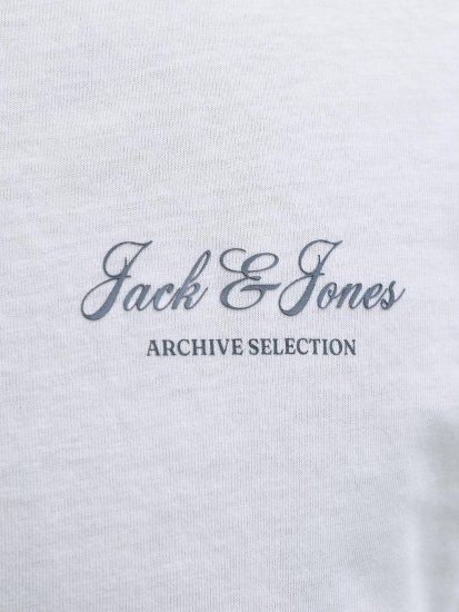 Jack & Jones Archive T-krekls Balts - T-krekli - T-krekli - 2XL-14XL