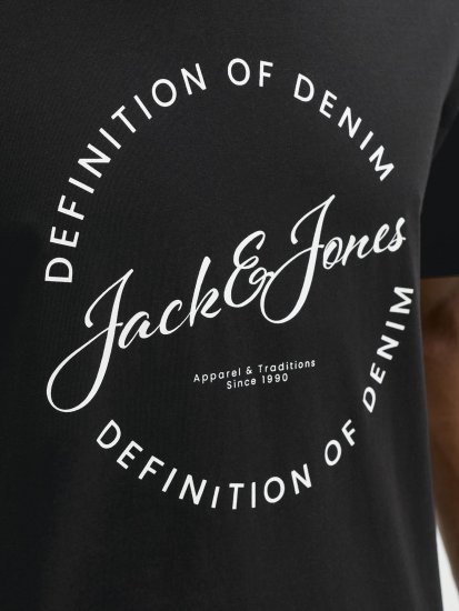Jack & Jones Grayson T-krekls Melns - T-krekli - T-krekli - 2XL-14XL