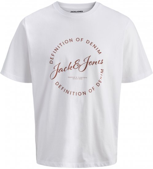Jack & Jones Grayson T-krekls Balts - T-krekli - T-krekli - 2XL-14XL