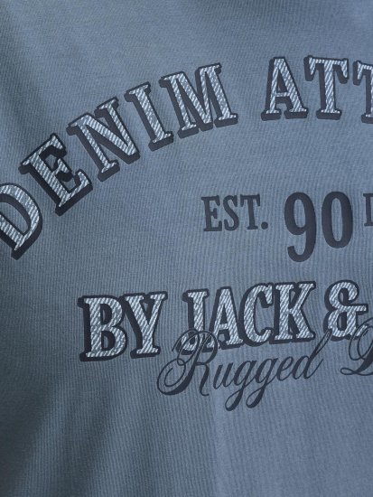 Jack & Jones Edenver T-Shirt Blue - T-krekli - T-krekli - 2XL-14XL