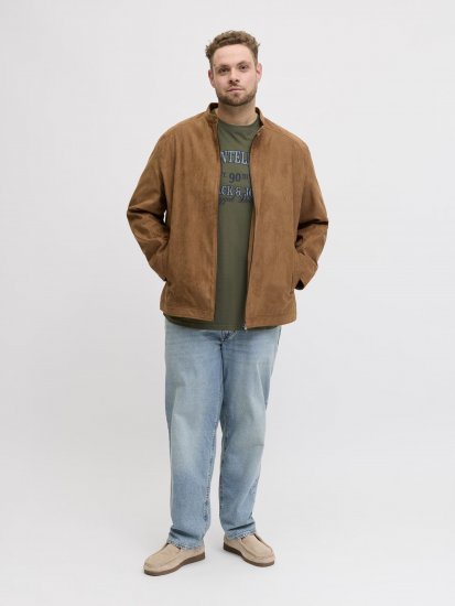 Jack & Jones Edenver T-Shirt Khaki - T-krekli - T-krekli - 2XL-14XL
