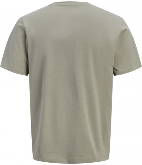 Jack & Jones King Crew Neck T-Shirt Grey - Lielo vīriešu t-krekli ar apdruku - Lielo vīriešu t-krekli ar apdruku