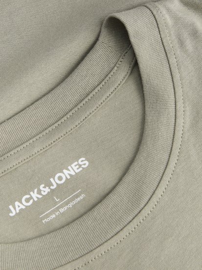 Jack & Jones King Crew Neck T-Shirt Grey - Lielo vīriešu t-krekli ar apdruku - Lielo vīriešu t-krekli ar apdruku