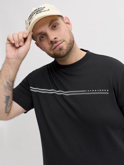 Jack & Jones Cofusion T-Shirt Black - T-krekli - T-krekli - 2XL-14XL