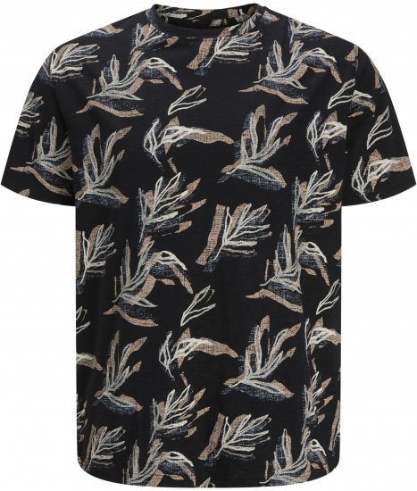 Jack & Jones Montauk T-Shirt Black - T-krekli - T-krekli - 2XL-14XL