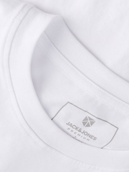 Jack & Jones Blaneo Short Sleeve T-Shirt White - T-krekli - T-krekli - 2XL-14XL