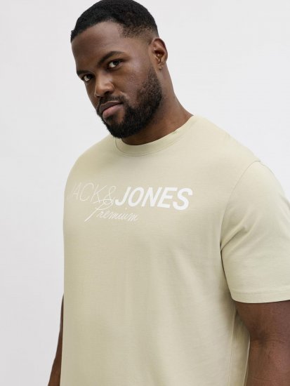 Jack & Jones Blaneo Short Sleeve T-shirt Beige - T-krekli - T-krekli - 2XL-14XL