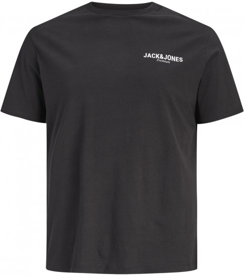 Jack & Jones Oscar T-Shirt Black - Lielo vīriešu t-krekli ar apdruku - Lielo vīriešu t-krekli ar apdruku