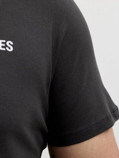 Jack & Jones Oscar T-Shirt Black - Lielo vīriešu t-krekli ar apdruku - Lielo vīriešu t-krekli ar apdruku