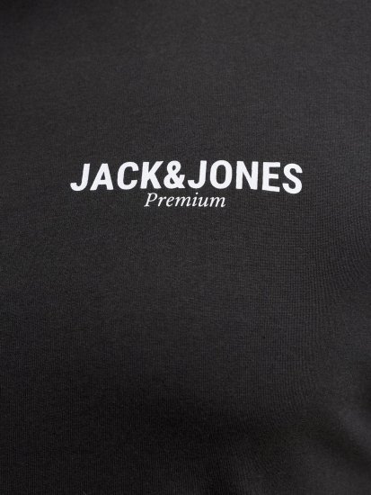 Jack & Jones Oscar T-Shirt Black - Lielo vīriešu t-krekli ar apdruku - Lielo vīriešu t-krekli ar apdruku