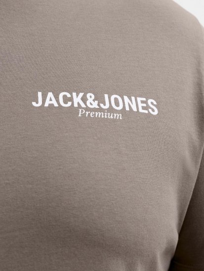 Jack & Jones Oscar T-Shirt Grey - Lielo vīriešu t-krekli ar apdruku - Lielo vīriešu t-krekli ar apdruku