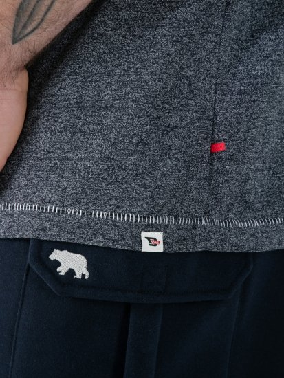 D555 Moyles Newport Beach Woody Car Printed T-Shirt Navy Twist - Lielo vīriešu t-krekli ar apdruku - Lielo vīriešu t-krekli ar apdruku