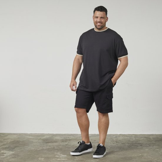 North Latitude 61125 Superflex Piqué T-Krekls Melna - T-krekli - T-krekli - 2XL-14XL