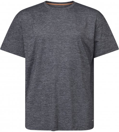 North Latitude 61160 Cool Effect T-Krekls Ar Īsām Piedurknēm Tumši/Gaiši Pelēks Melanžs - T-krekli - T-krekli - 2XL-14XL