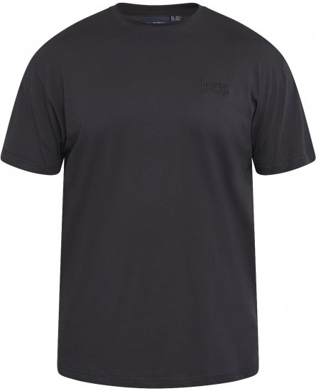 North Latitude 61165 T-Krekls Ar Apdruku Uz Muguras Melns - T-krekli - T-krekli - 2XL-14XL