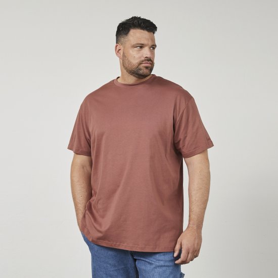 North Latitude 61320 T-Krekls Ar Apdruku Uz Muguras Konjaka Brūns - T-krekli - T-krekli - 2XL-14XL