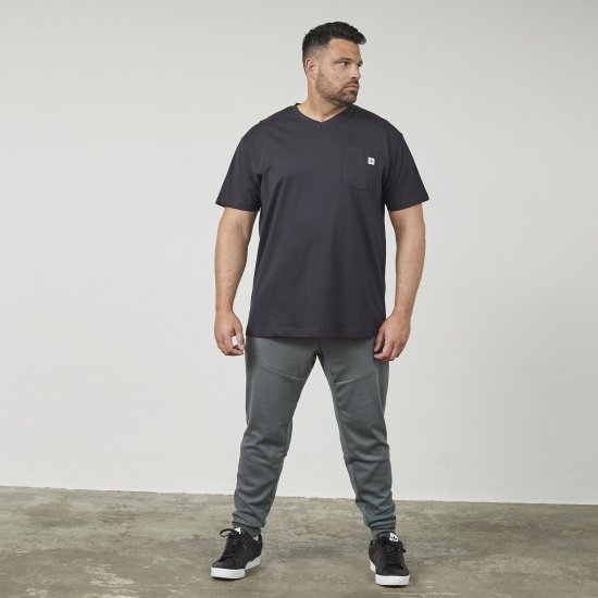 North Latitude 61322 T-Krekls Ar V-Veida Izgriezumu Melns - T-krekli - T-krekli - 2XL-14XL