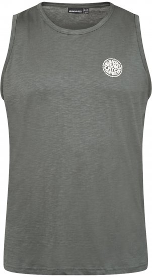 North Latitude 61323 Krekls Bez Piedurknēm Slub Tumši Putekļaini Zaļš - T-krekli - T-krekli - 2XL-14XL