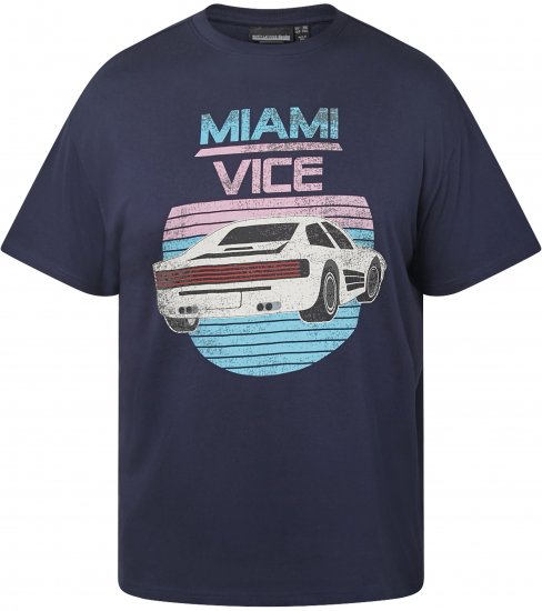 North Latitude 61351 MIAMI VICE T-Krekls Jūras Zils - T-krekli - T-krekli - 2XL-14XL