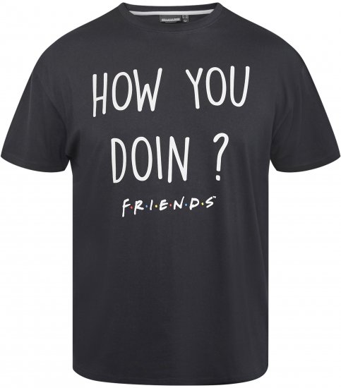 North Latitude 61353 FRIENDS T-Krekls Melns - T-krekli - T-krekli - 2XL-14XL