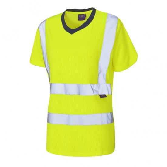 Leo Belstone EcoViz Comfort Women's T-Shirt Yellow - Darba apģērbs - 