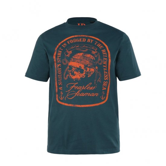 JP1880 T-Shirt Fearless Seaman Blue - T-krekli - T-krekli - 2XL-14XL