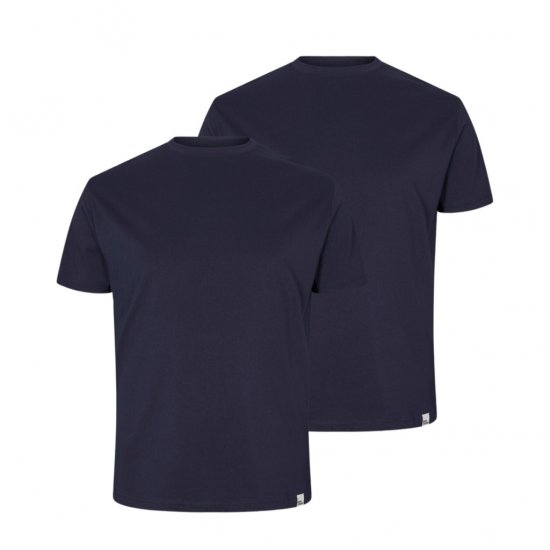 North Latitude Denim 2-Pack T-Shirt Navy Blue - T-krekli - T-krekli - 2XL-14XL