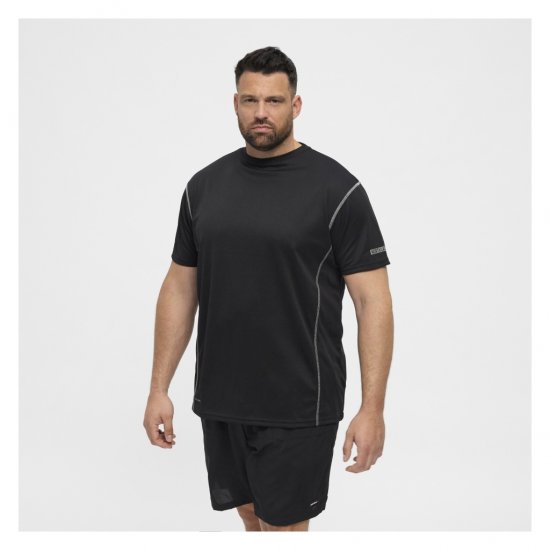North Latitude Sport Tech T-Shirt Black - T-krekli - T-krekli - 2XL-14XL