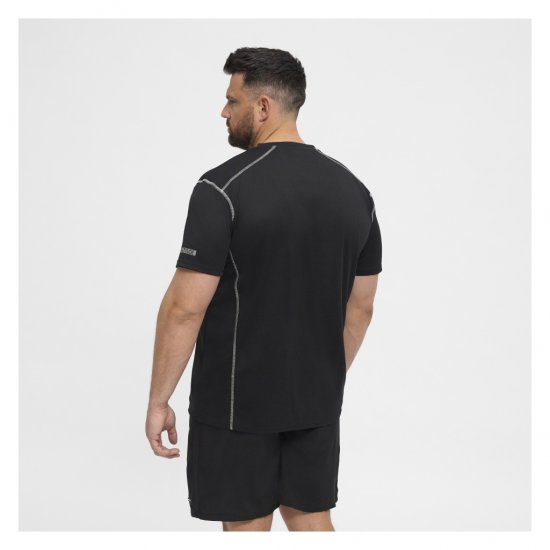 North Latitude Sport Tech T-Shirt Black - T-krekli - T-krekli - 2XL-14XL