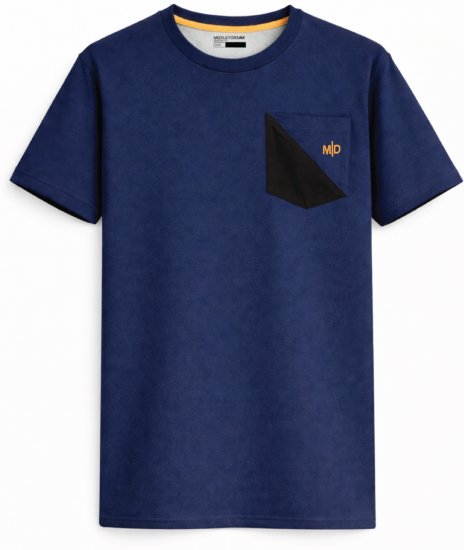 Motley Denim Milan T-krekls Tumšs indigo - T-krekli - T-krekli - 2XL-14XL