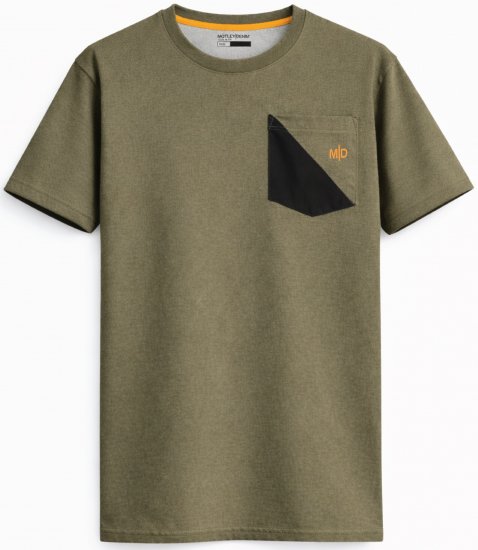 Motley Denim Milan T-krekls Tumši haki - T-krekli - T-krekli - 2XL-14XL