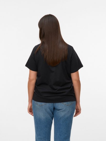 Vero Moda Paulina T-Shirt Black - T-krekli - 