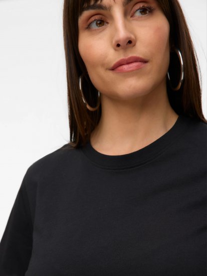 Vero Moda Paulina T-Shirt Black - T-krekli - 
