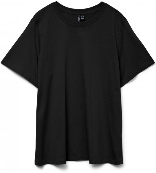 Vero Moda Paulina T-Shirt Black - T-krekli - 
