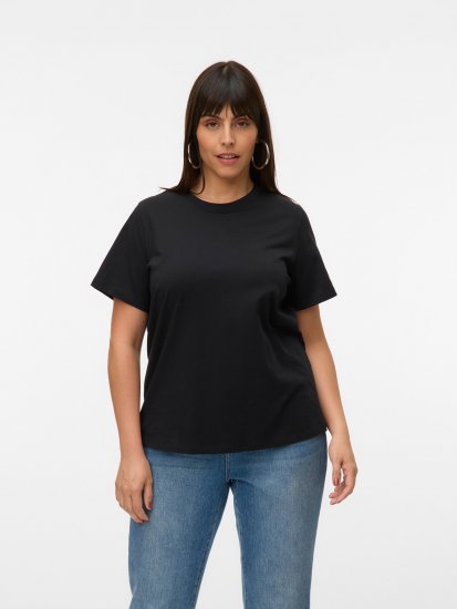 Vero Moda Paulina T-Shirt Black - T-krekli - 